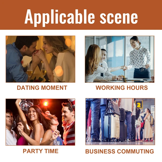 Alt view image 4 of 6 - Amber Romantic Perfume Spray Lasting Fragrance Fresh and Natural Couple Dating Carry-on Atmosphere Encounter Perfume