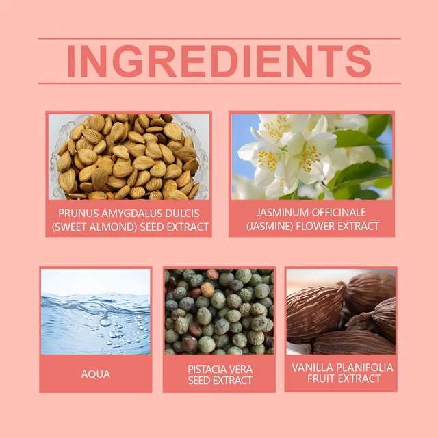 Alt view image 5 of 6 - portable brazilian perfume (almond pistachio) fresh and light fragrance charm portable dating perfume