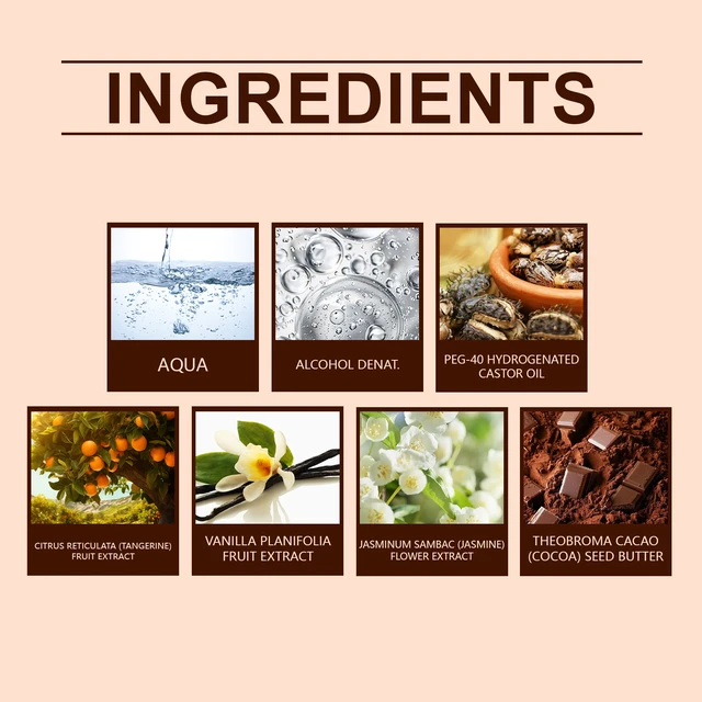 Alt view image 4 of 5 - Vanilla Body Fragrance Spray Natural Fresh Light Fragrance Lasting Fragrance Daily Body Hair Fragrance Spray