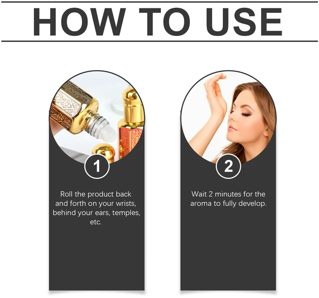 Alt view image 6 of 6 - Arabic Style Perfume Evening Fragrance Natural Fresh and Elegant Fragrance Portable Charm Perfume