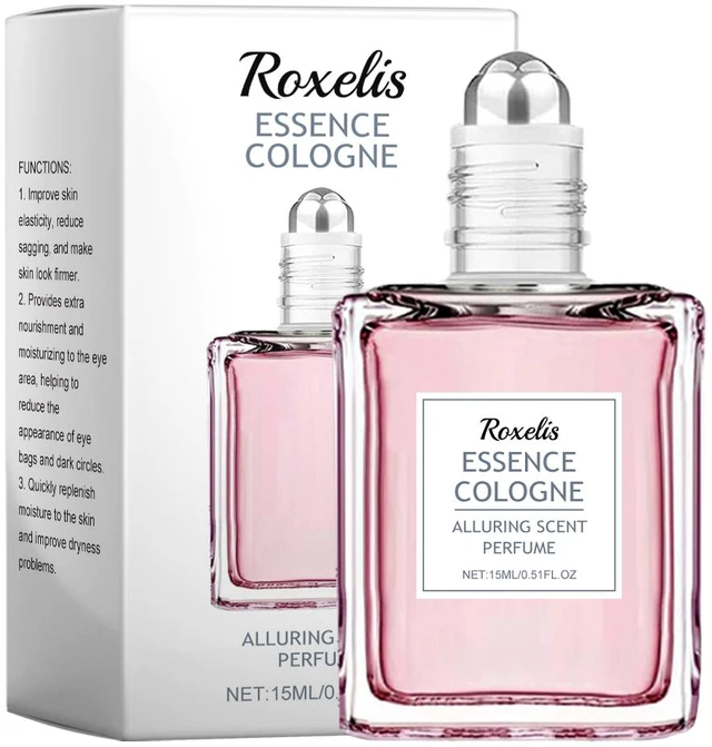 Main image of Pink Rose Fragrance Essential Oil Gentle and Natural Fresh Flower Fragrance Portable Long-lasting Women's Eau De Toilette