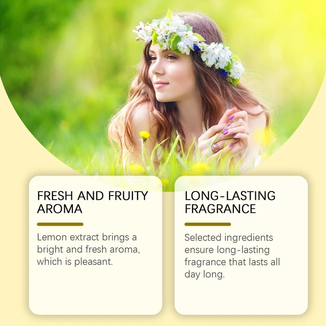 Alt view image 3 of 6 - Lemon Fresh Yellow Perfume Fresh Light Fragrance Charming Charm Perfume Pheromone Fragrance Niche Fruit Fragrance Perfume