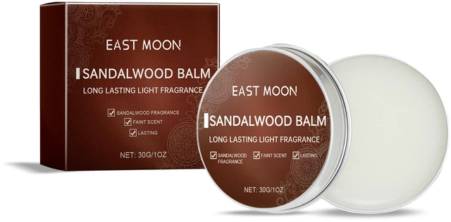Main image of Solid Balm (Men's Sandalwood) Men's Charm Solid Balm Fresh and Natural with Long-lasting Fragrance Balm