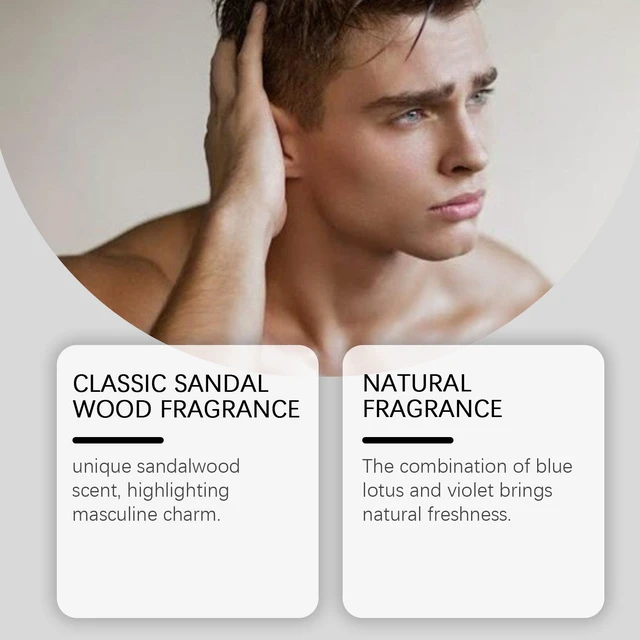 Alt view image 4 of 6 - Glamour Men's Light Fragrance Glow Dating Fragrance Fragrance Portable Sandalwood Perfume