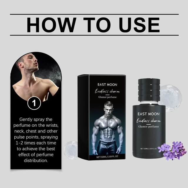 Alt view image 6 of 6 - Glamour Men's Light Fragrance Glow Dating Fragrance Fragrance Portable Sandalwood Perfume