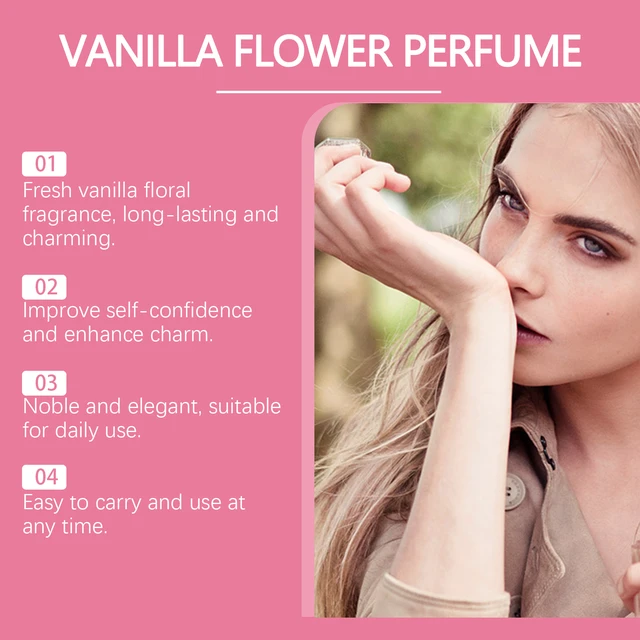 Alt view image 4 of 6 - Vanilla Flower Charm Eau De Toilette Daily Commuting Dating Natural and Delicate Charm Fresh Fragrance Lasting Fragrance