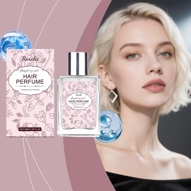 Alt view image 2 of 7 - Rose Hair Fragrance Gentle Natural Fresh Elegant Eau De Toilette Daily Portable Hair Fragrance Spray