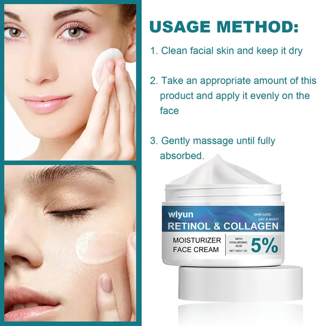 Alt view image 6 of 6 - Firming and Brightening Skincare Lotion, Deep Hydration & Long-Lasting Moisture, Retinol Anti-Aging Face Cream