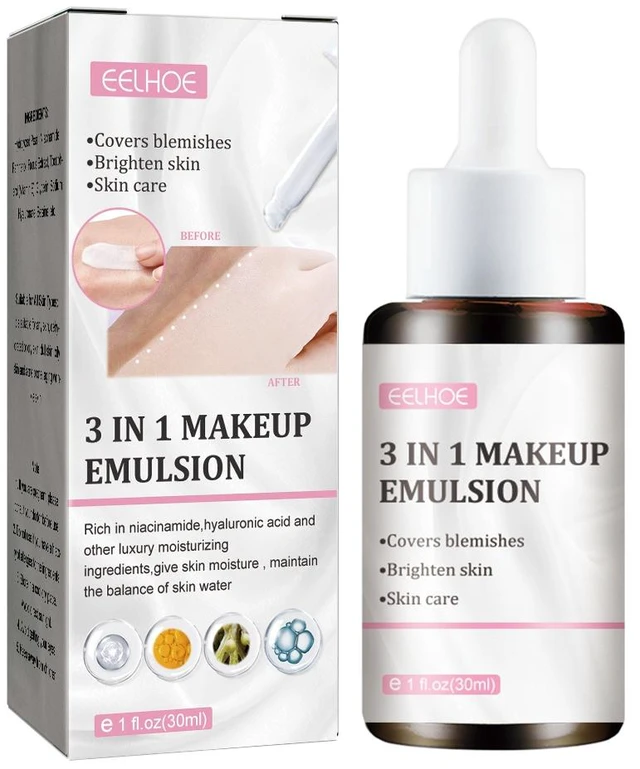 Main image of Hydrating Concealer & Skin Brightening Base for Bare-Face Look, 3-in-1 Natural Tone-Up Cream