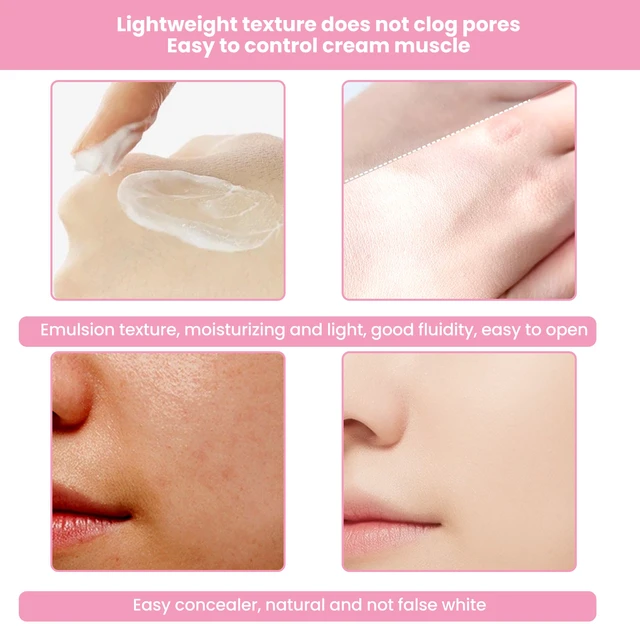 Alt view image 3 of 6 - Hydrating Concealer & Skin Brightening Base for Bare-Face Look, 3-in-1 Natural Tone-Up Cream