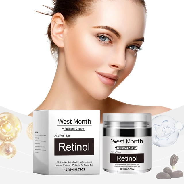Main image of Hydrating & Nourishing Moisturizer for Softening Skin, West Month Retinol Anti-Wrinkle Face Cream