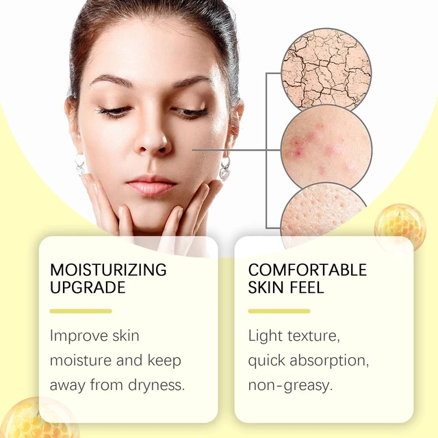 Alt view image 4 of 6 - Honey Essence Oil Hydrating Skin Care Serum for Radiant Vitality and Refreshing Moisture