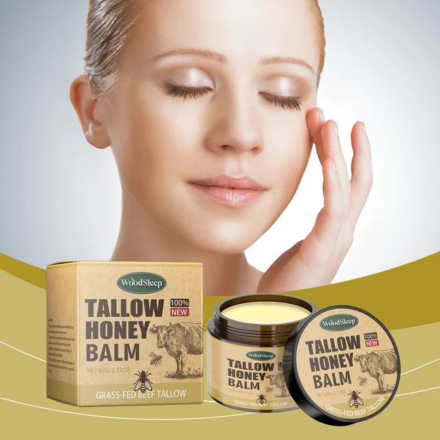 Alt view image 2 of 6 - Tallow Honey Face Cream - Gentle Hydrating Moisturizer for Skin Care