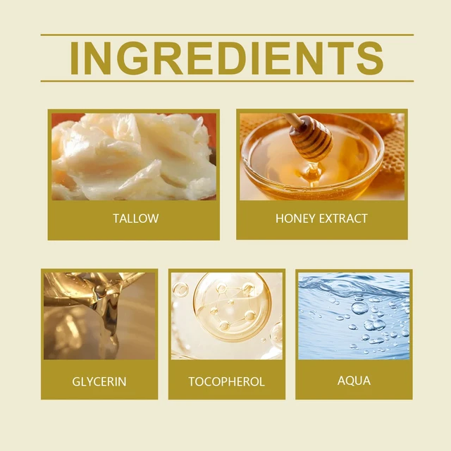 Alt view image 5 of 6 - Tallow Honey Face Cream - Gentle Hydrating Moisturizer for Skin Care