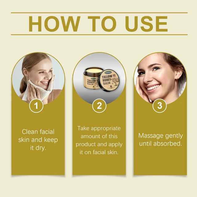 Alt view image 6 of 6 - Tallow Honey Face Cream - Gentle Hydrating Moisturizer for Skin Care