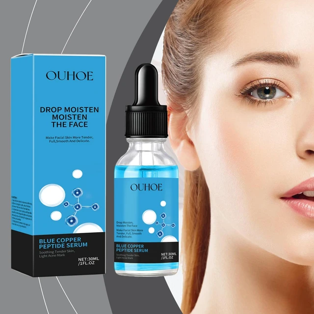 Alt view image 2 of 6 - Moisturizing and Firming, Hydration, Blue Copper Peptide Serum for Facial Skin Repair