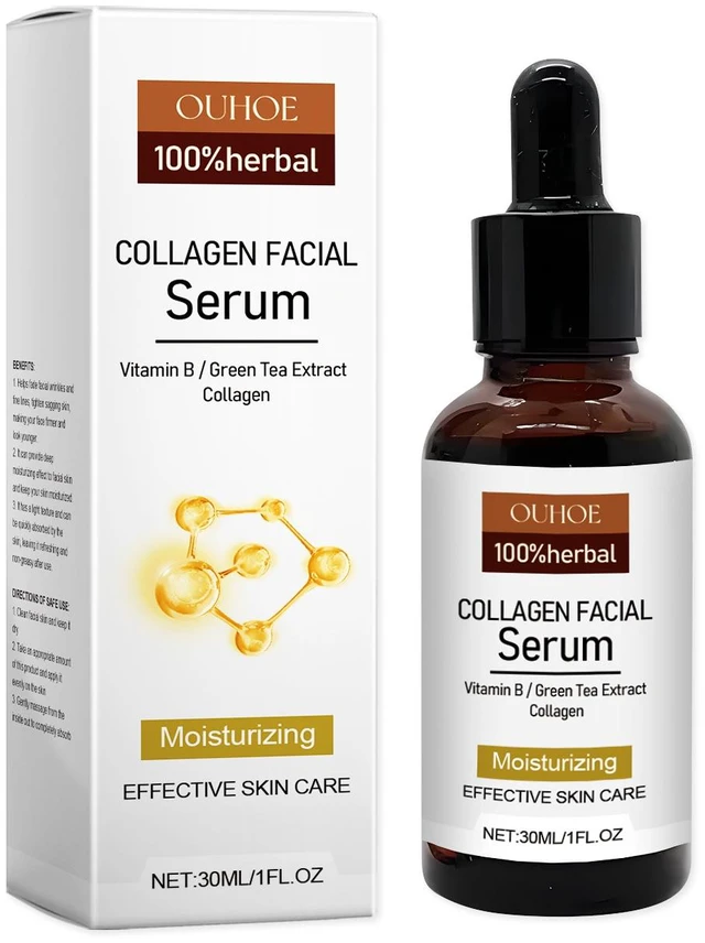 Main image of Anti-Wrinkle & Firming Facial Care Essence for Aging Skin, Collagen Radiance Serum - Hydrating