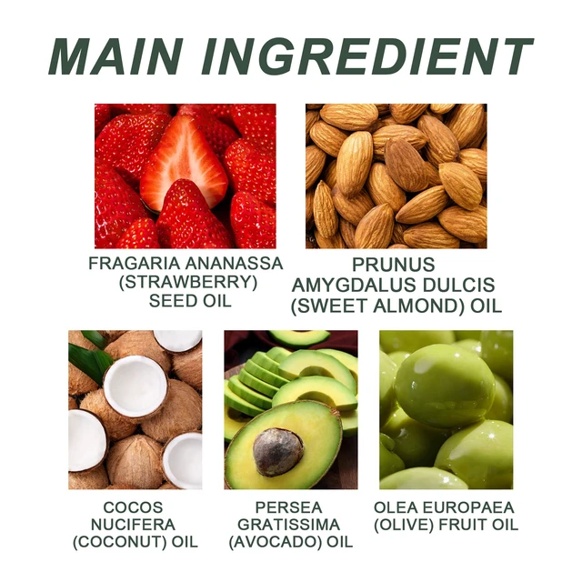 Alt view image 5 of 6 - Anti-Wrinkle & Firming Barrier Support Serum, Moisturizing, Strawberry Skin Repair Oil: Hydrating