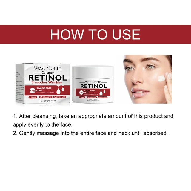 Alt view image 6 of 6 - Moisturizing & Skin Tightening for Youthful Radiance, West Month Retinol Firming Cream - Anti-Wrinkle