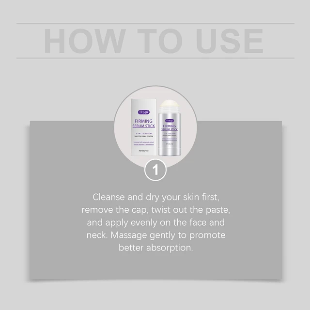 Alt view image 5 of 5 - Retinol Essence Stick Nourishing Facial Skin Moisturizing Lightweight Smooth Young Vitality Essence Stick