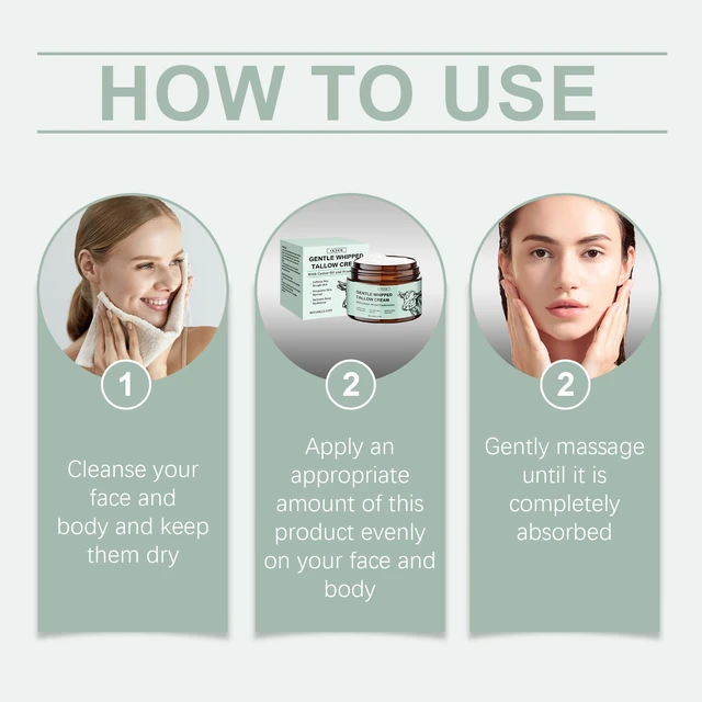 Alt view image 5 of 5 - Delicate & Elastic Skin, Tallow Hydrating Cream Gentle Care for Smooth