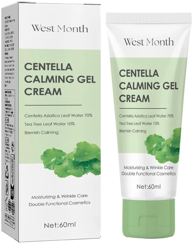 Main image of Firming & Reducing Fine Lines, West Month Centella Asiatica Hydrating Cream for Brightening