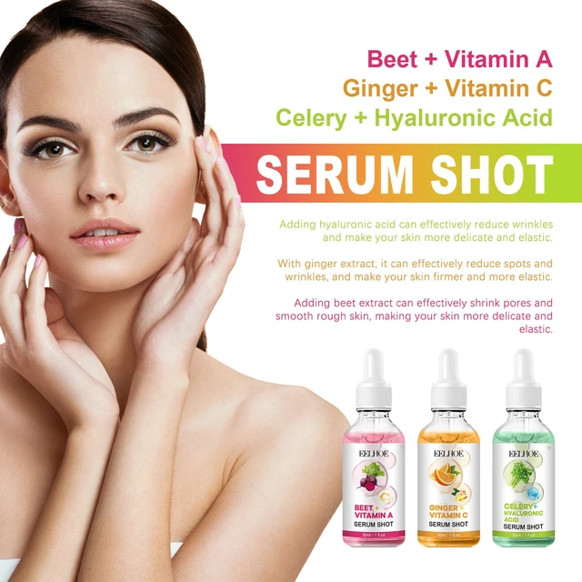 Alt view image 2 of 6 - Brightens & Hydrates, Minimizes Pores, Smooths Fine Lines, Celery & Hyaluronic Acid Face Serum - Fades Pigmentation