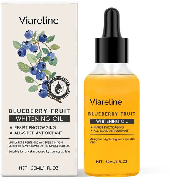 Main image of Blueberry Extract Radiance Boosting Serum Oil - Hydrating & Brightening Facial Care Essence