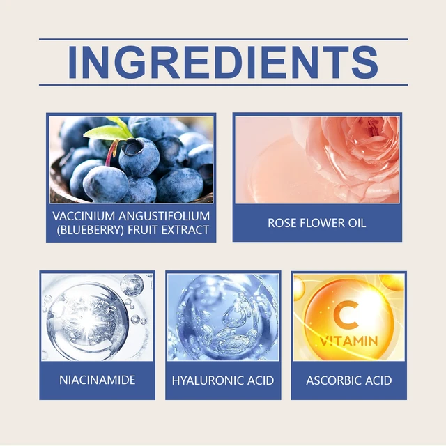 Alt view image 5 of 6 - Blueberry Extract Radiance Boosting Serum Oil - Hydrating & Brightening Facial Care Essence