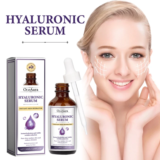 Alt view image 2 of 5 - Deep Hydration & Skin Brightening, Pore Minimizing, Hyaluronic Acid Face Serum - Anti-Aging