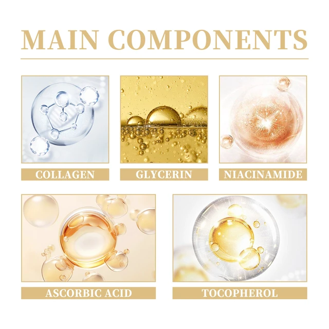 Alt view image 5 of 6 - Anti-Aging and Eye Treatment, Firming & Cleansing Facial Care for Anti-Wrinkle, Collagen Essence: Hydrating