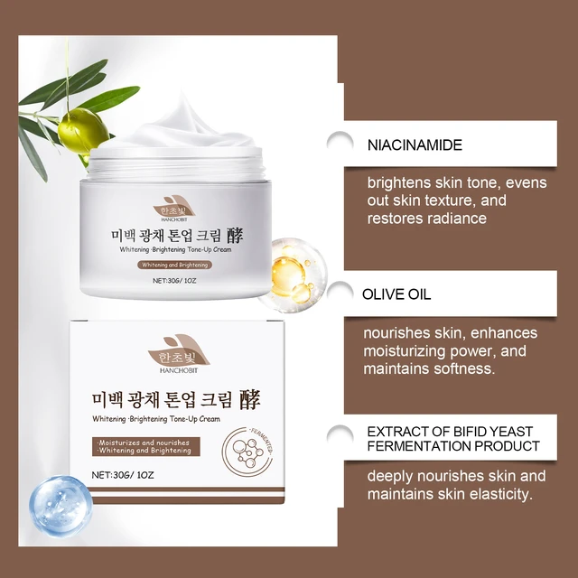Alt view image 2 of 5 - Brightening Care for Dull Complexion, HANCHOBIT Olive Oil Nourishing Face Cream for Radiant Skin