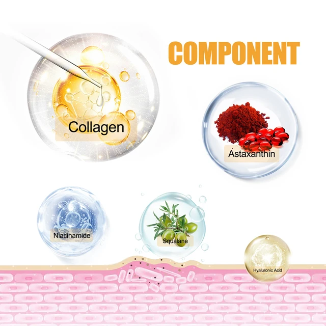 Alt view image 5 of 6 - Astaxanthin Collagen Essence - Gentle Hydrating Facial Care for Soft & Tender Skin