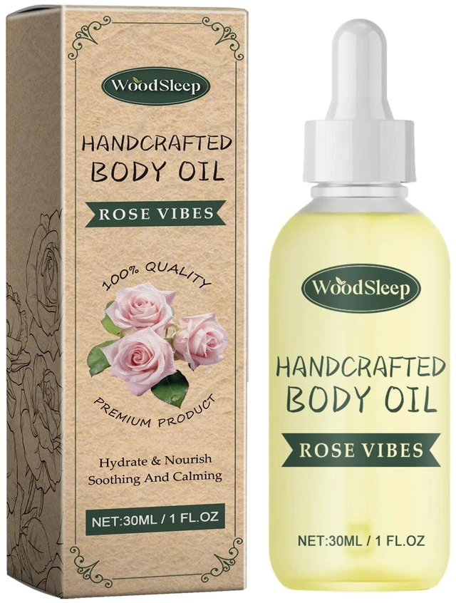 Main image of Moisturize & Firm Skin, Revitalize, Brighten, Versatile Rose Essential Oil Body Care Serum - Deep Cleanse