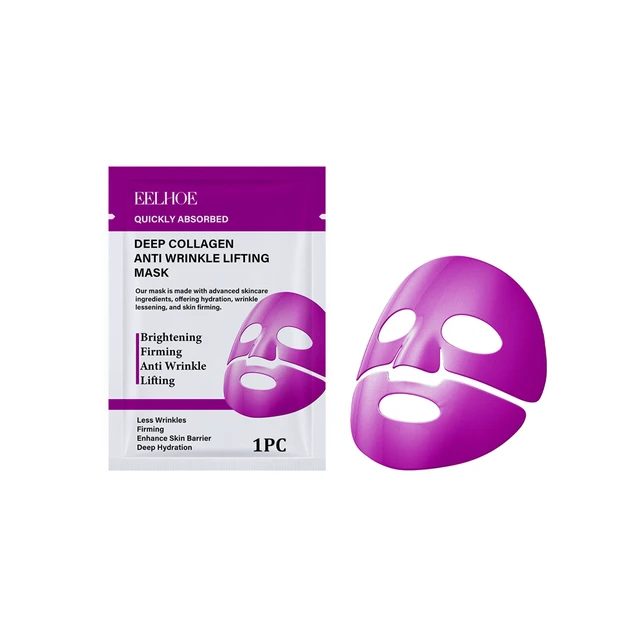 Alt view image 7 of 7 - Collagen Moisturizing Face Mask (Bag) Gentle Hydration & Skin Care Treatment