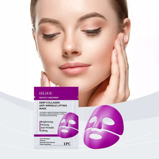 Alt view image 2 of 7 - Collagen Moisturizing Face Mask (Bag) Gentle Hydration & Skin Care Treatment