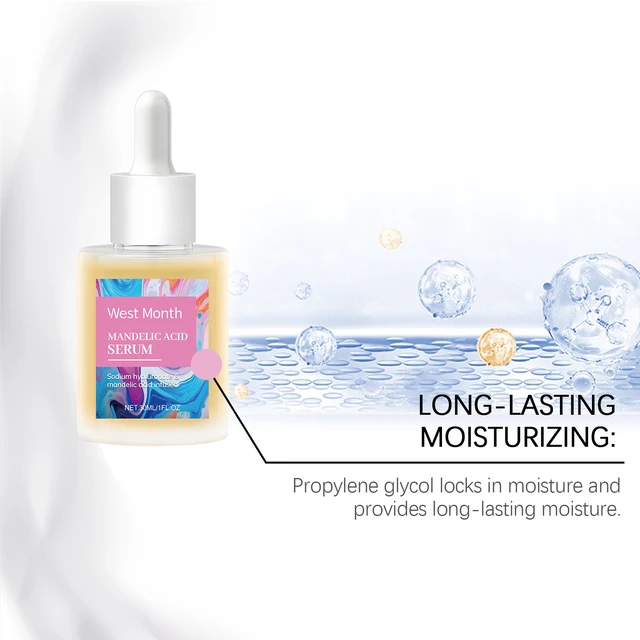 Alt view image 4 of 6 - West Month Mandelic Acid Serum Mild Hydrating Moisturizing Facial Essence for Daily Skincare