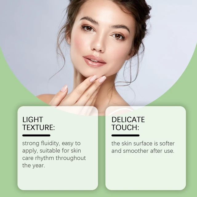 Alt view image 3 of 5 - Nourishment & Skin Tone Correction, Hyaluronic Acid Calming Serum (Light Green) - Deep Moisture