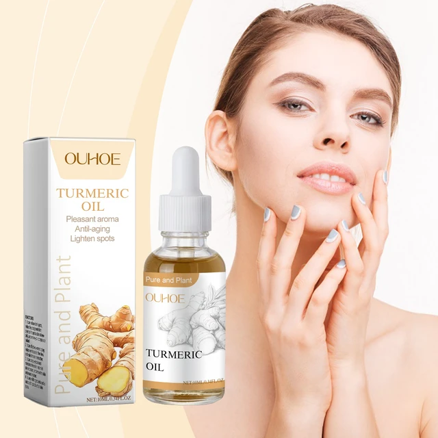 Alt view image 2 of 7 - Turmeric Essence Oil Gentle Care Moisturizing Firming Facial Skin Hydrating Essence Oil