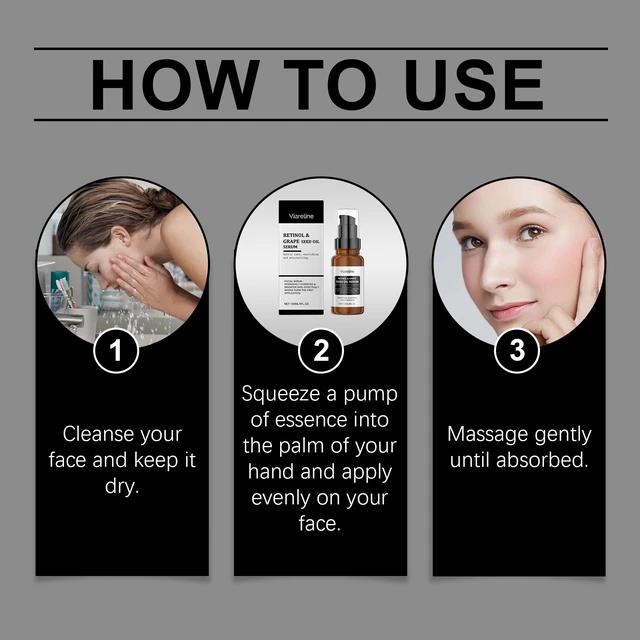 Alt view image 6 of 6 - Moisturizing & Delicate Skin Care Facial Serum, Grape Seed Oil Essence - Soft