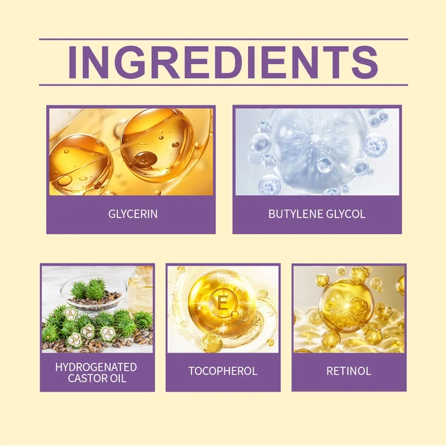 Alt view image 5 of 6 - Retinol Skin Repair Essential Oil Anti-Wrinkle Brightening Facial Skin Hydrating Moisturizing Essential Oil