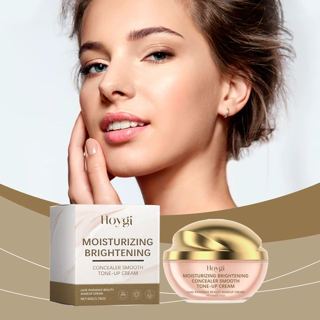 Alt view image 2 of 6 - Hydrating Concealer Cream Natural Finish Brightening Base Makeup for Blemish Covering & Skin Rejuvenation