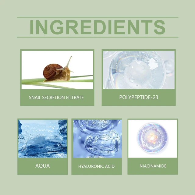 Alt view image 5 of 6 - Tightening & Smoothing Skin Lines, West Month Snail Peptide & HA Firming Serum for Hydration