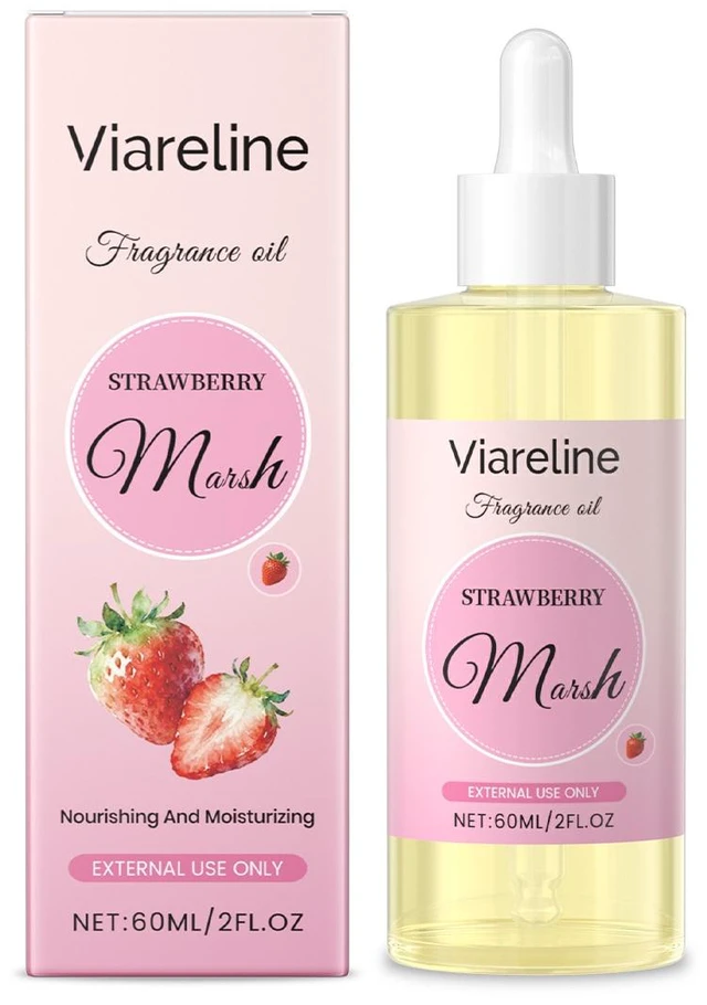 Main image of Strawberry Marshmallow Scented Essential Oil for Dry Skin Hydration & Nourishment Daily Aromatic Skincare