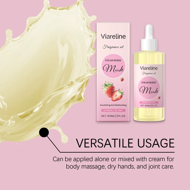 Alt view image 3 of 6 - Strawberry Marshmallow Scented Essential Oil for Dry Skin Hydration & Nourishment Daily Aromatic Skincare