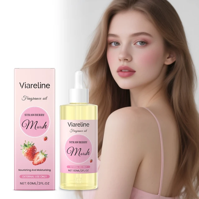 Alt view image 2 of 6 - Strawberry Marshmallow Scented Essential Oil for Dry Skin Hydration & Nourishment Daily Aromatic Skincare