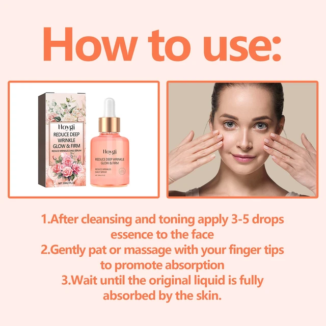 Alt view image 5 of 5 - Rough Skin with Fine Line Care, Rose Oil VC Serum - Brightening & Firming Essence for Dry