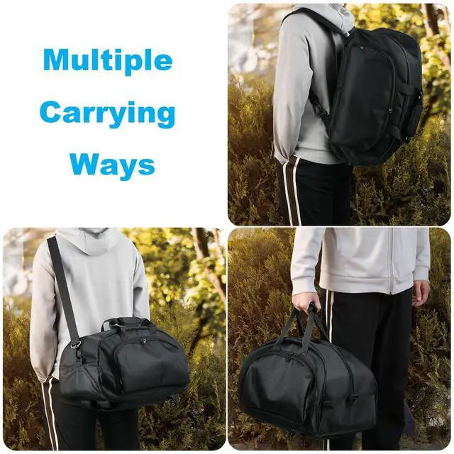 Alt view image 4 of 7 - Travel Carrying Backpack for JBL Boombox 4/3/2, Carrier Storage Case with Shoulder Strap &Handle Strap, Portable Carry Bag Holder w Accessory Pocket