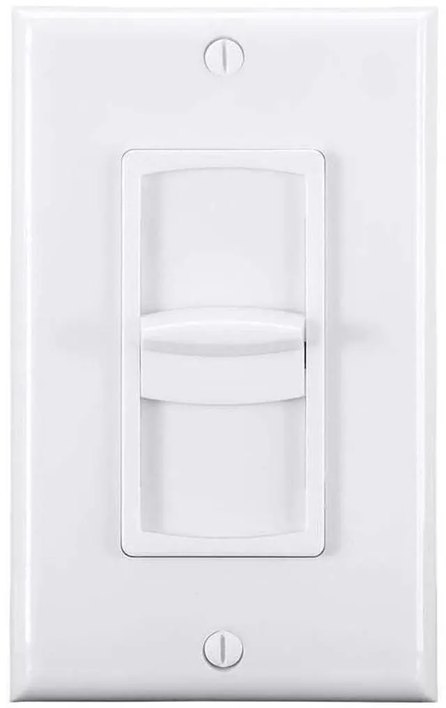 Alt view image 4 of 6 - 300-Watt Slider Volume Control - Impedance Matching, with Standard 1-Gang Wall Plate Setup, Color Kit