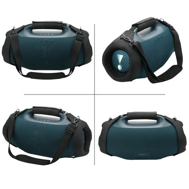 Alt view image 7 of 7 - EVA Carrying Case for JBL Boombox 4 Portable Speaker | Travel Protective Cover with Adjustable Shoulder Strap& Handle Pad for Boombox 4
